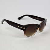 Thick Wayfarer - Tom Ford - TF58 - Brown (Half)