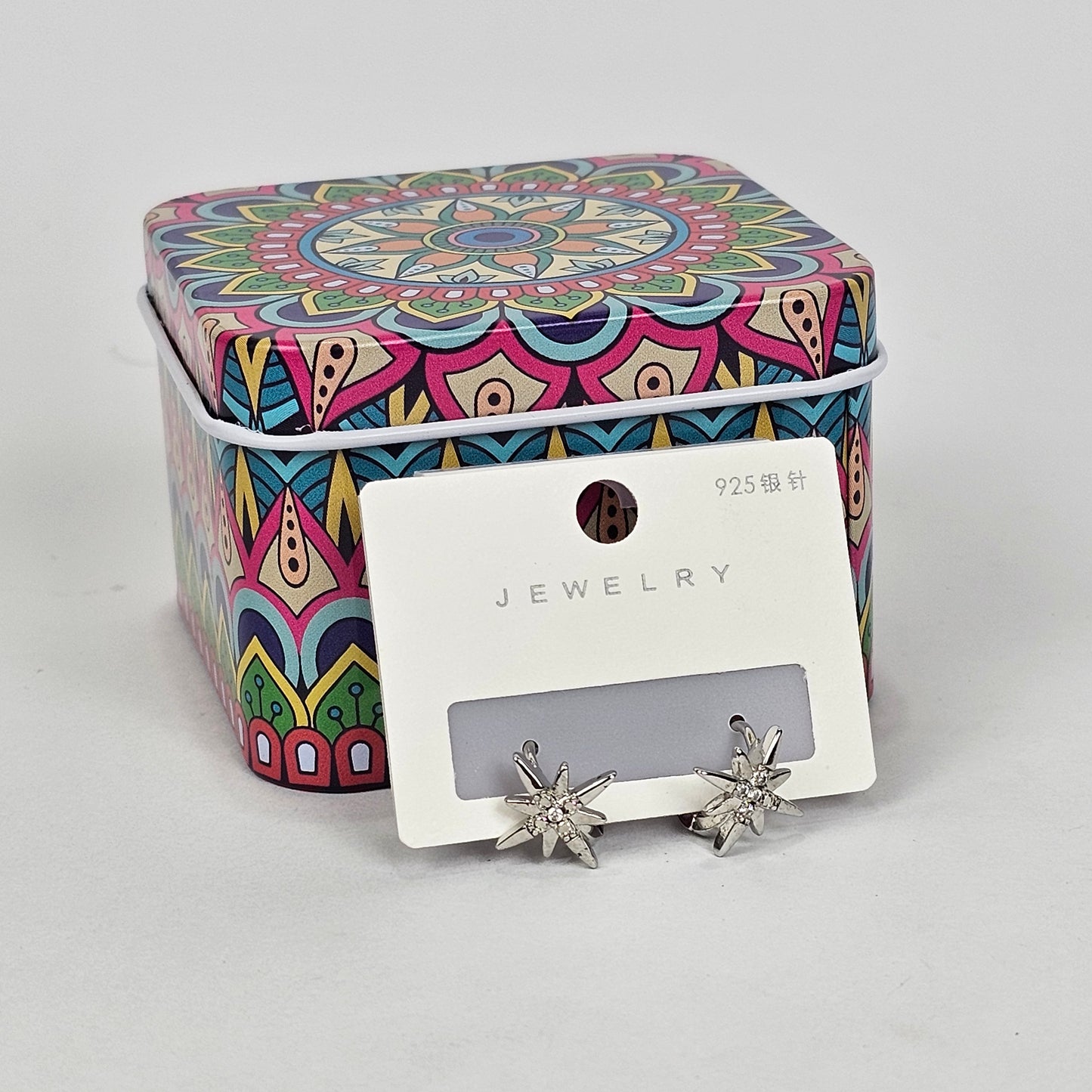 Star Silver Earrings - 200-006