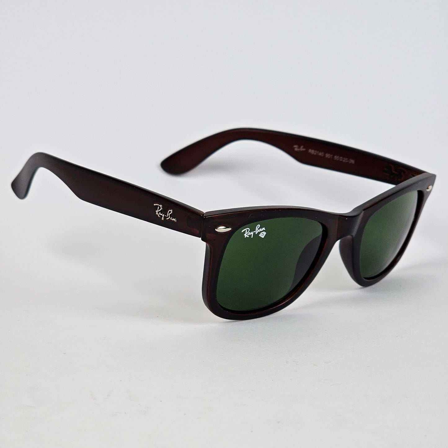 Classic Wayfarer - RB - 2140 - Brown/Green - Matte