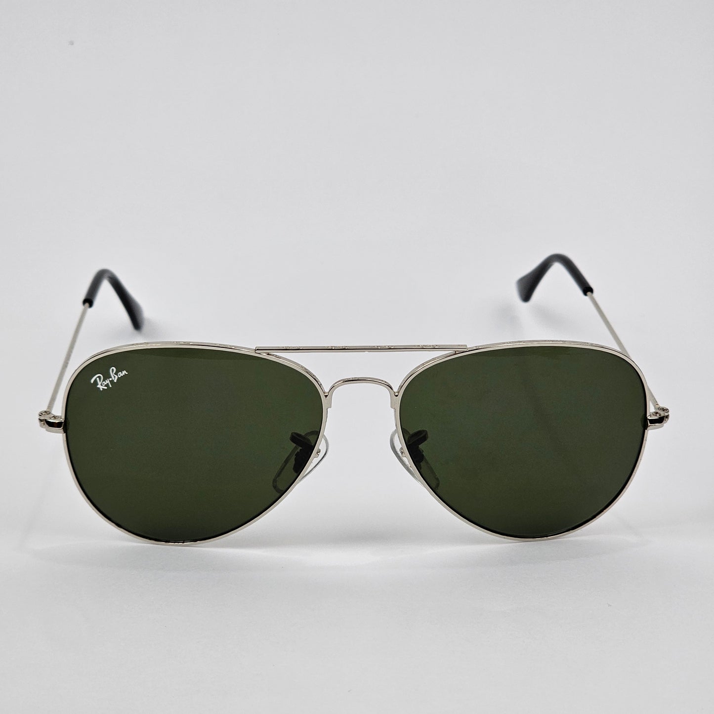 Rimmed Classic Aviators - RB - Silver