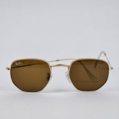 Hexagonal - RB - Gold/Brown - Unisex