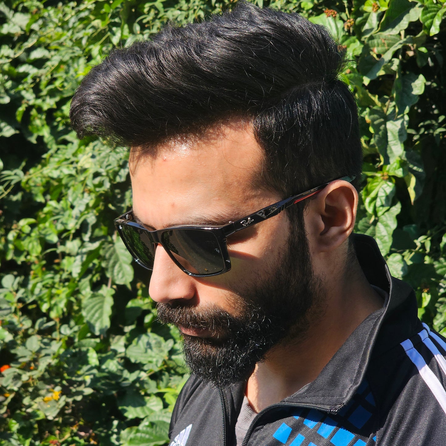 Sporty Line Wayfarer - RB - 83108 - Black Gloss