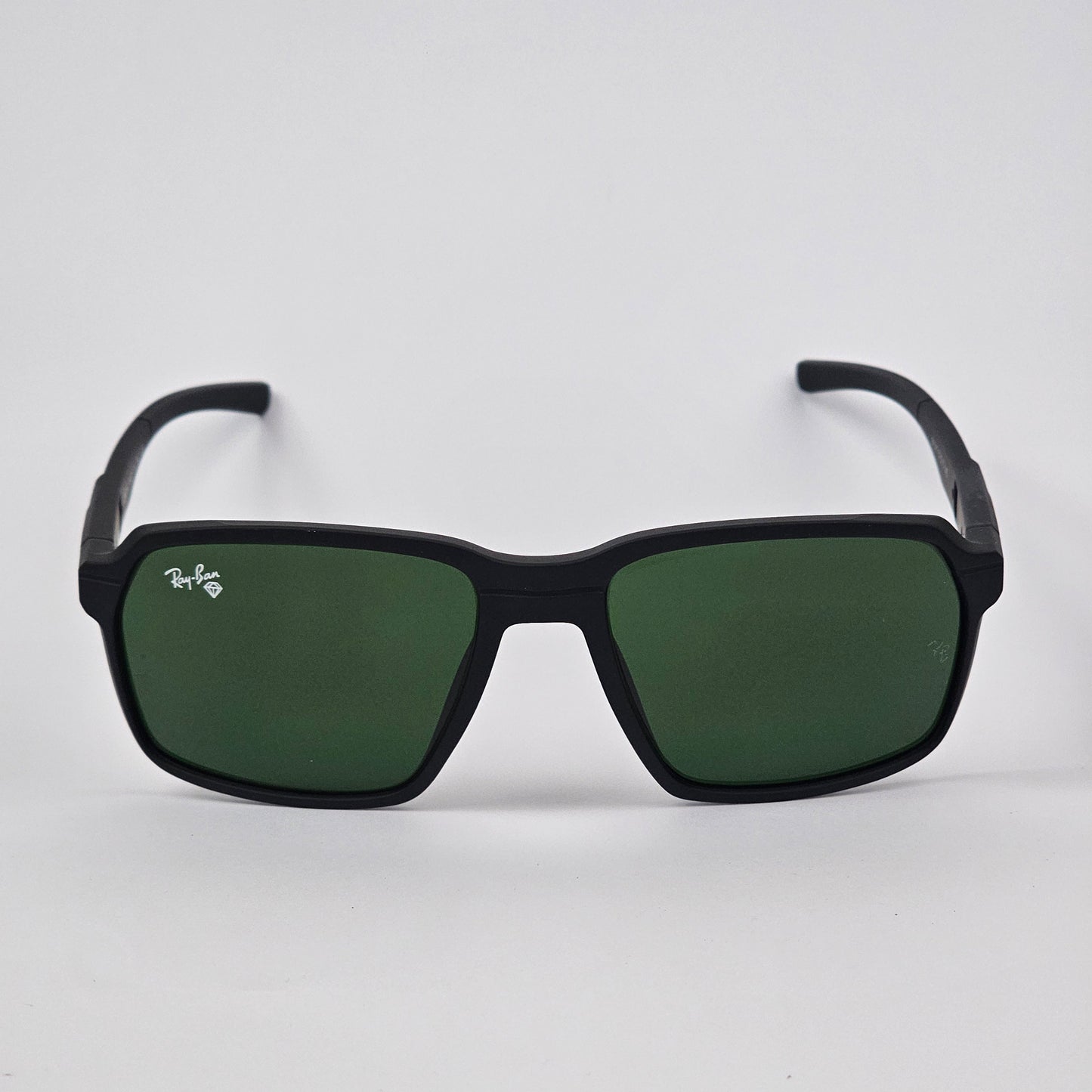Sport Rectangle Wayfarer - RB - 91141 - Black/Green
