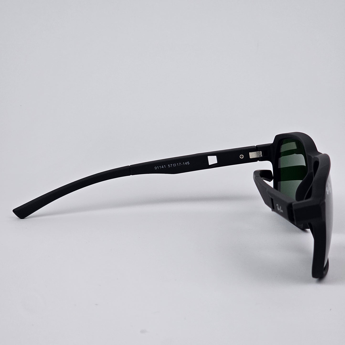 Sport Rectangle Wayfarer - RB - 91141 - Black/Green