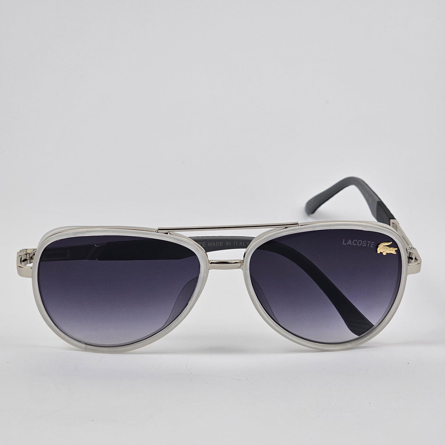 Aviators PC legs - Lacoste - 9010 - Silver/White - Unisex