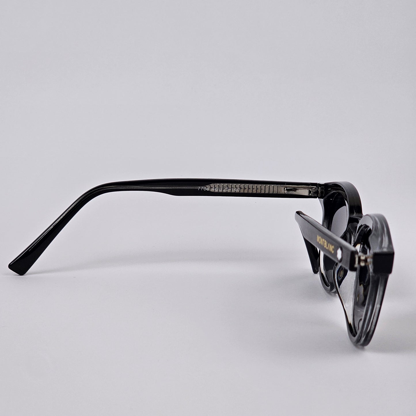 Round - Mont Blanc - Acetate - 7706 - Premium - Polarized - Black