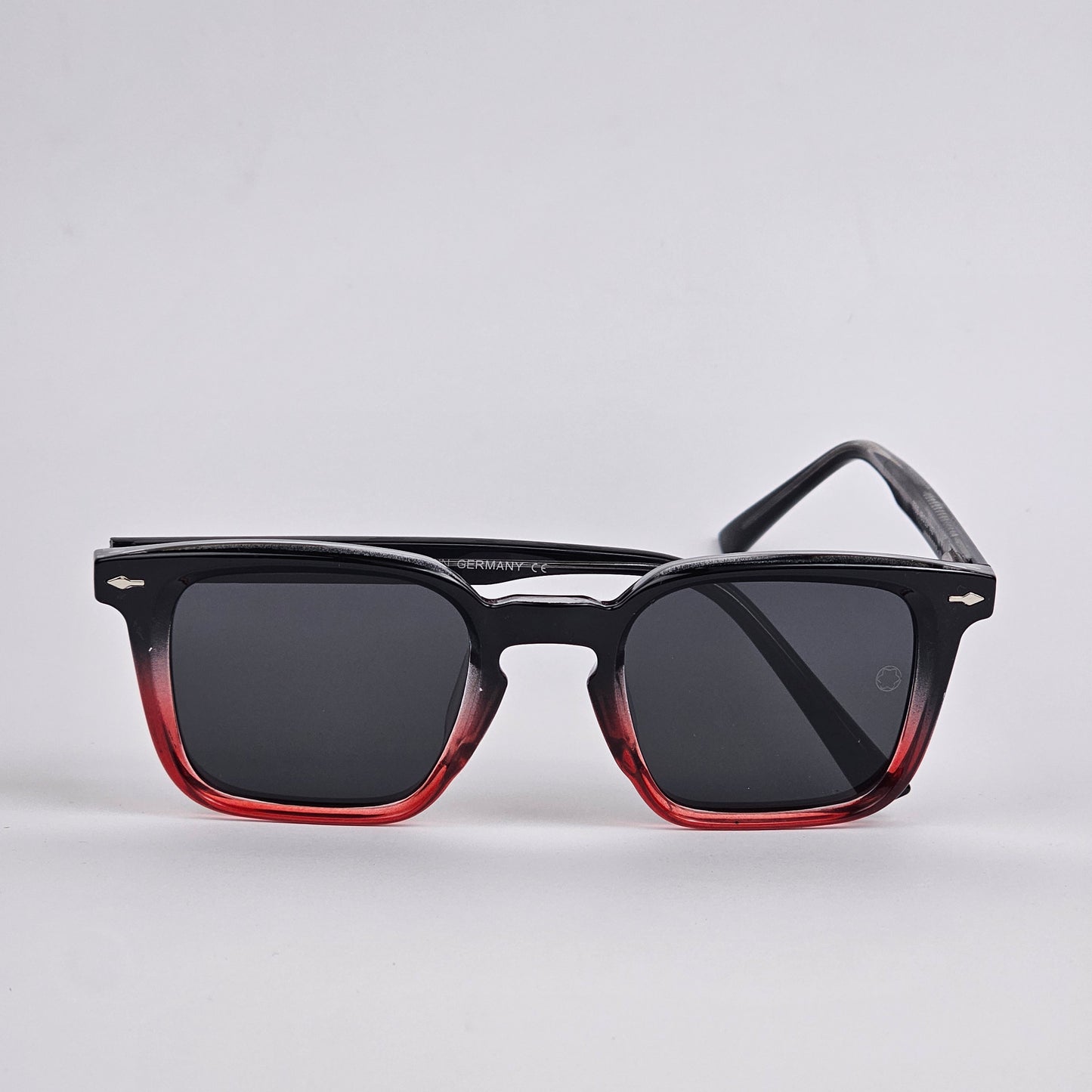 Square - Mont Blanc - Acetate - 7705 - Premium - Polarized - Burnt