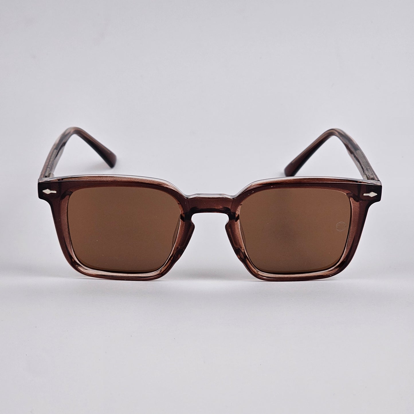 Square - Mont Blanc - Acetate - 7705 - Premium - Polarized - Brown
