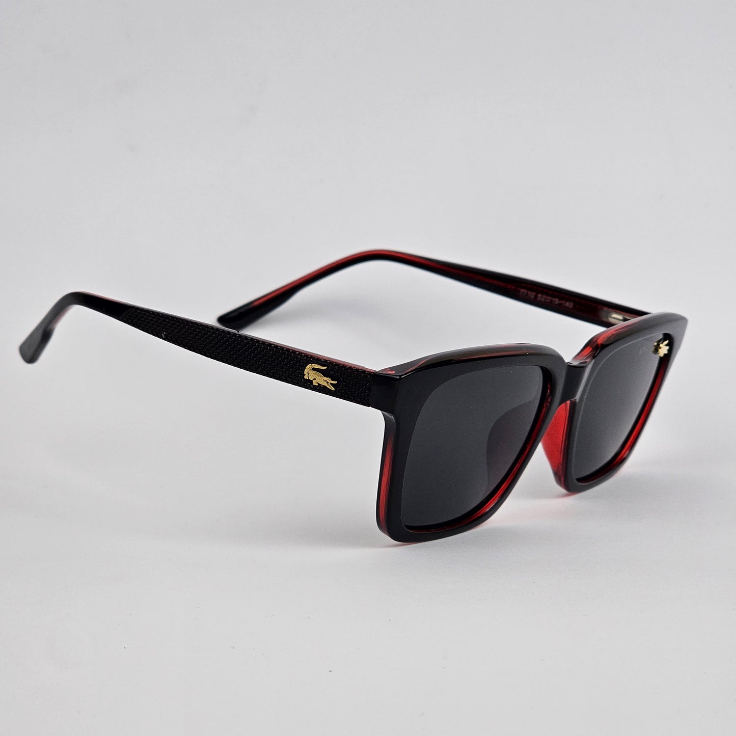 Textured - Lacoste - Acetate - 7710 - Premium - Polarized - Brown