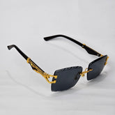 Lion Rimless Bling - Unjaded - Black