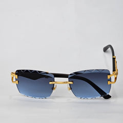 Lion Rimless Bling - Unjaded - Blue