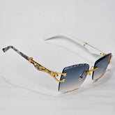 Lion Rimless Bling - Unjaded - White
