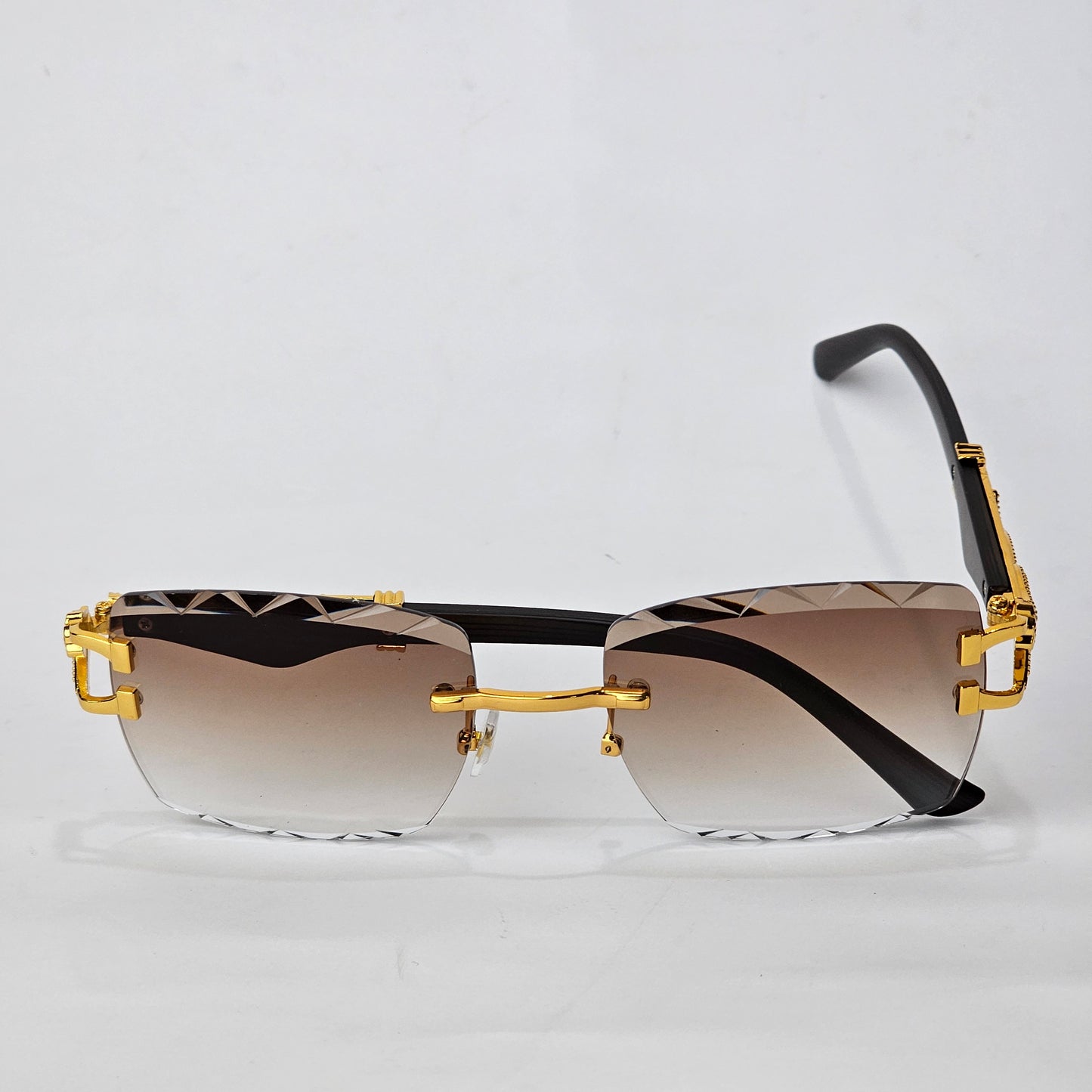 Lion Rimless Bling - Unjaded - Brown