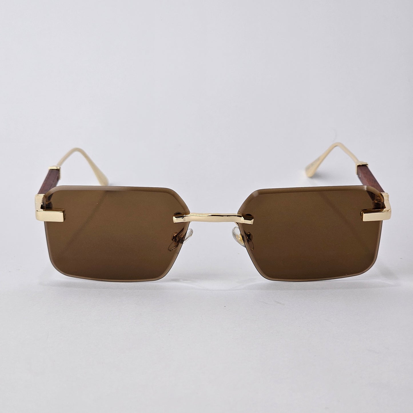 Rimless - Unjaded - 22458 - Gold/Brown