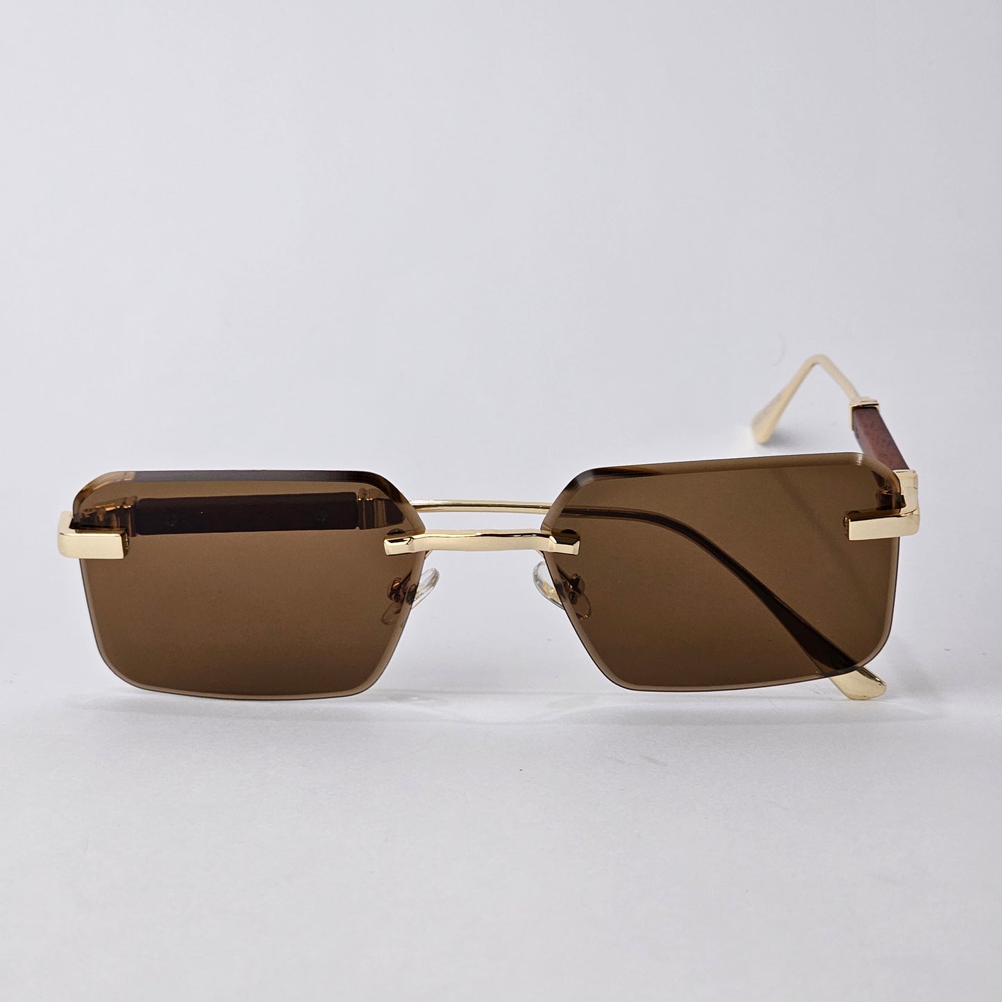 Rimless - Unjaded - 22458 - Gold/Brown