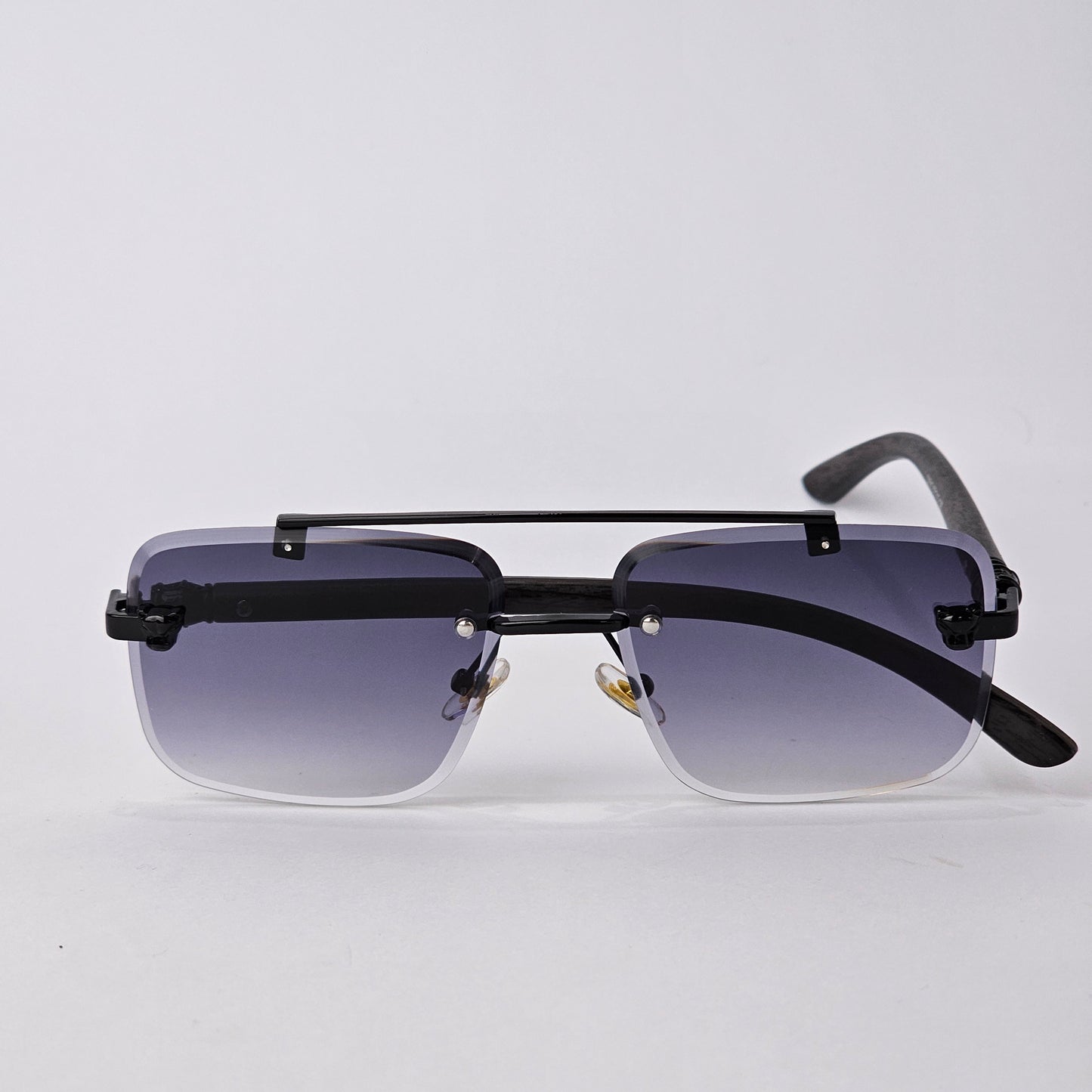 Rimless Bridged Wood - Unjaded - 22510