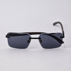 Rimless Wood - Unjaded - 22457 - Black