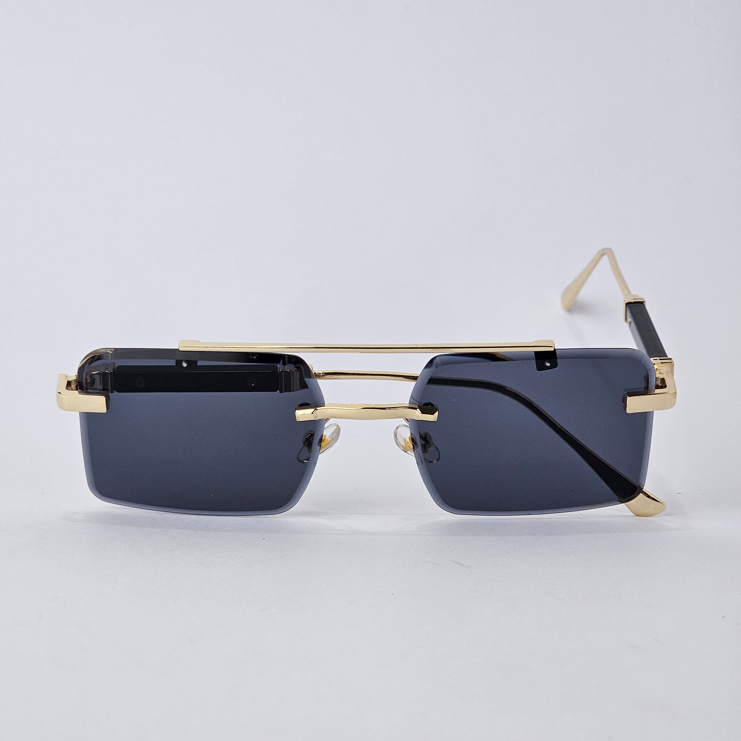 Rimless Bridge - Unjaded - 22451 - Gold/Black