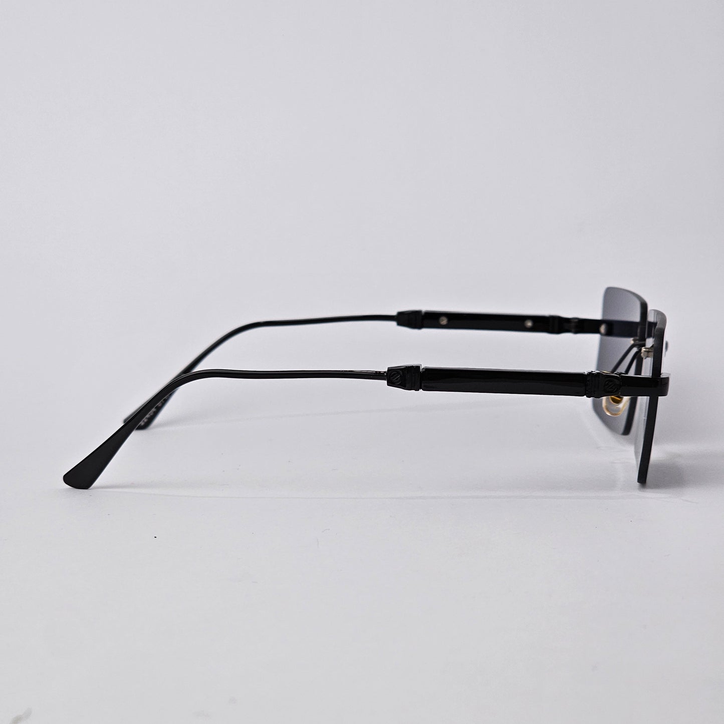 Rimless Rectangle - Unjaded - 22454 - Black