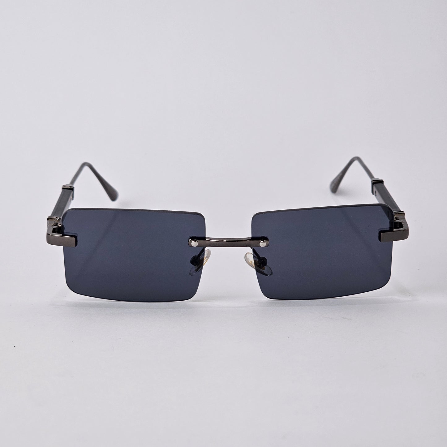 Rimless Rectangle - Unjaded - 22454 - Gun Metal