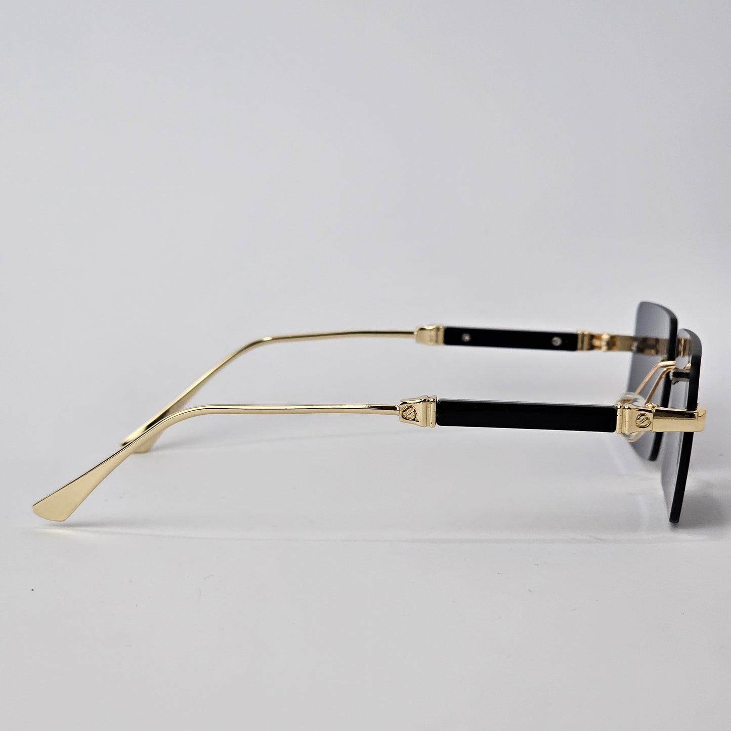 Rimless Rectangle - Unjaded - 22454 - Gold/Black