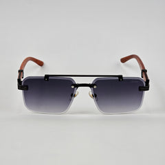Cartier Rimless Wood - 82317 - Black