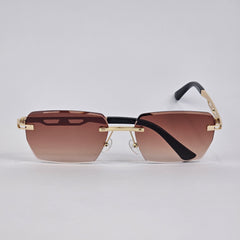 Rimless Emblem - Maybach - Gold/Brown