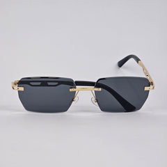 Rimless Emblem - Maybach - Gold/Black