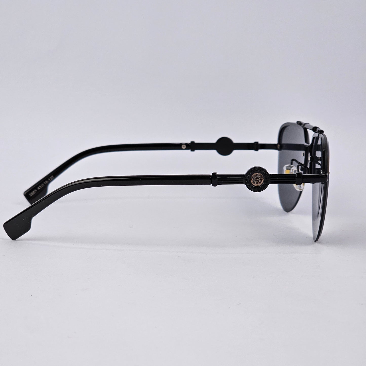 Bling Aviators - Versace - 2653 - Black