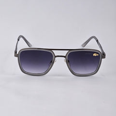 Square Aviators - Lacoste - 9003 - Gun Metal/White - Unisex
