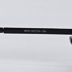 Square Aviators - Lacoste - 9003 - Black - Unisex