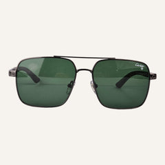 High Aviators - Cartier - Gun Metal/Green - CA25811