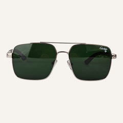 High Aviators - Cartier - Silver/Green - CA25811