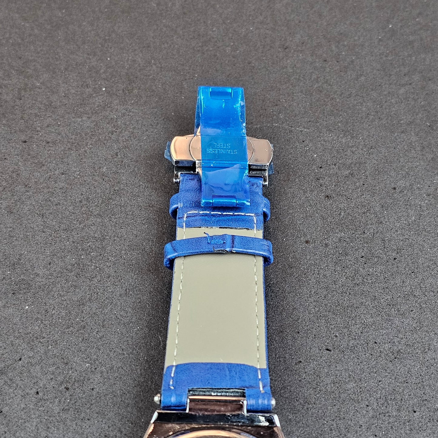 Patek Philippe - Silver - Blue Leather Strap