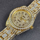 Rolex (ICED) - Gold - Gold Metal Chain
