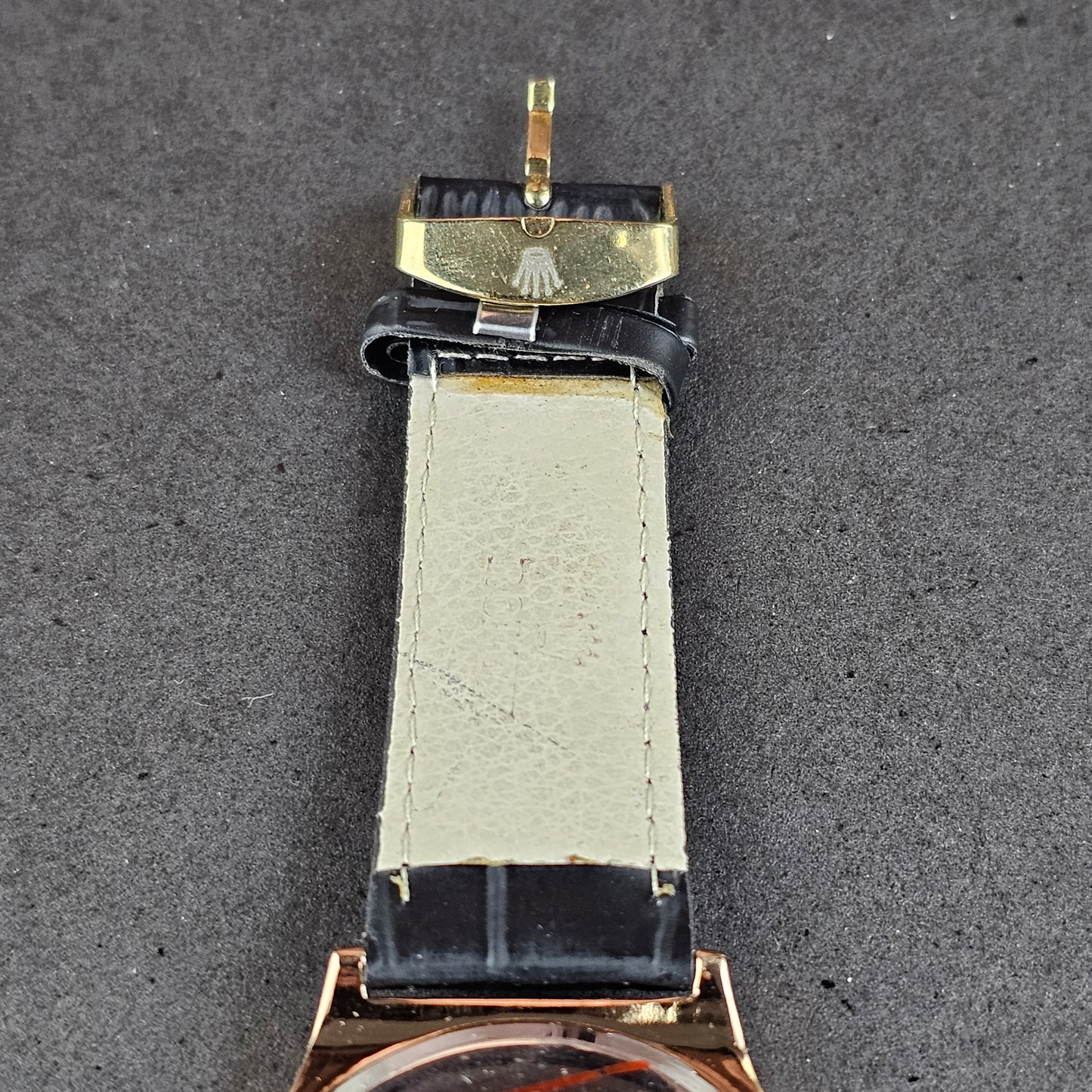 Rolex - Daytona - Gold - Black Genuine Leather Strap
