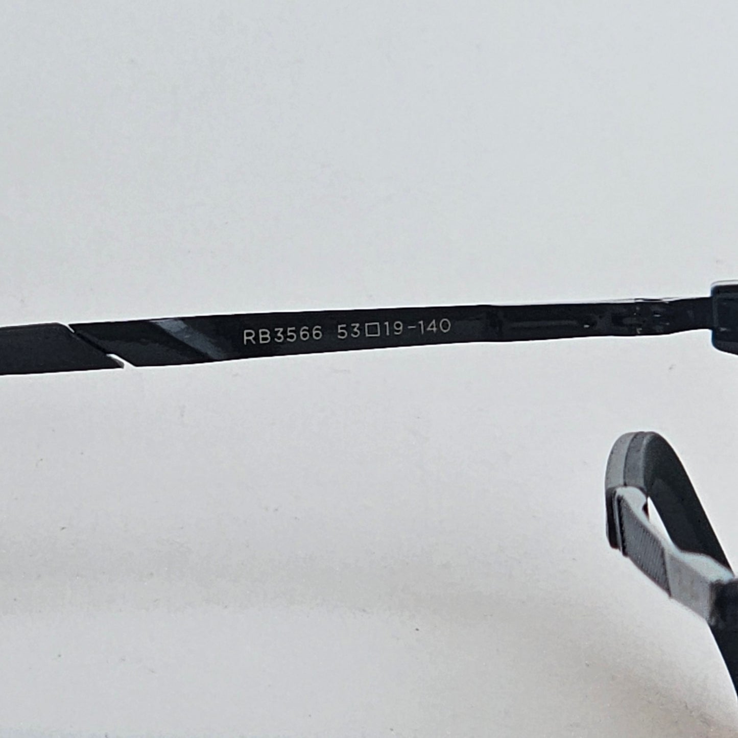 Metal Wayfarer Textured - RB - 3566 - Black
