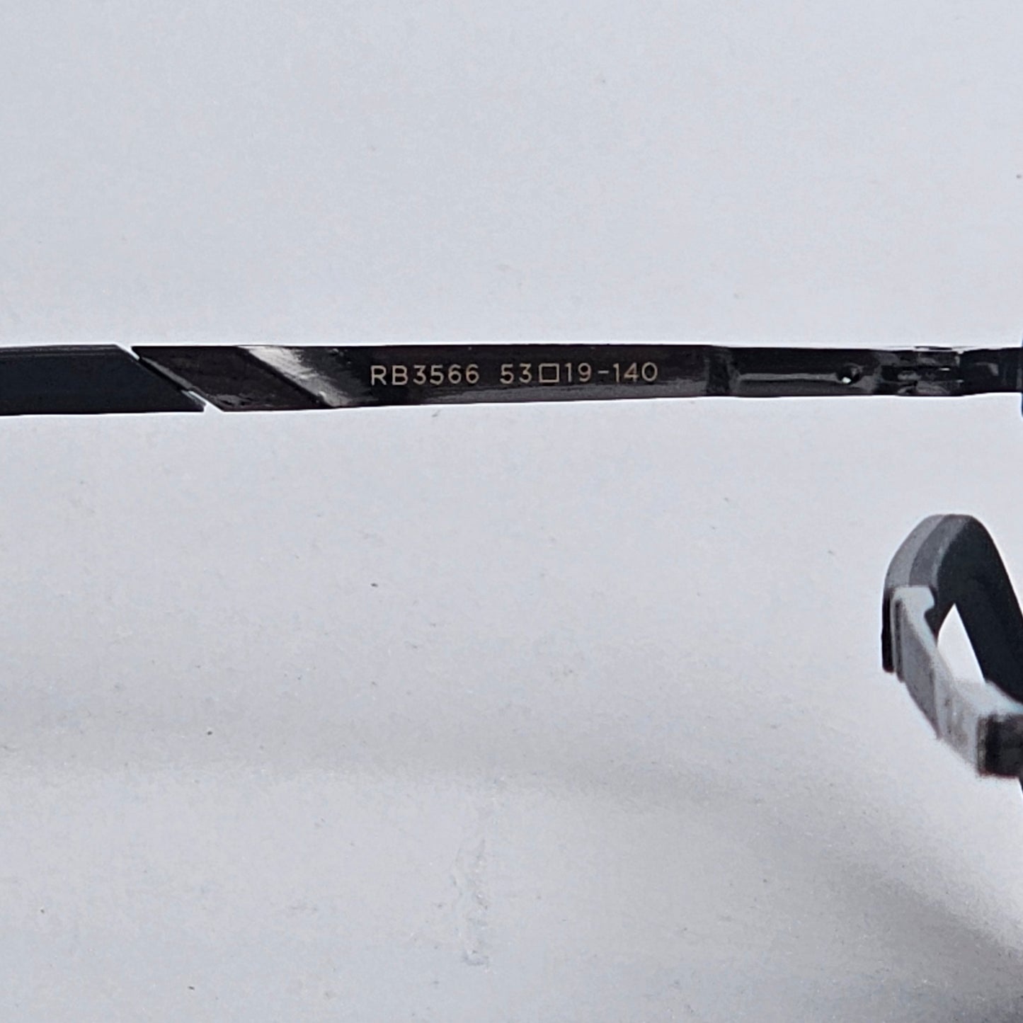 Metal Wayfarer Textured - RB - 3566 - Gun Metal