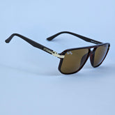 Wayfarer Double Bridge - 8220 - RB - Gold/Brown - Unisex