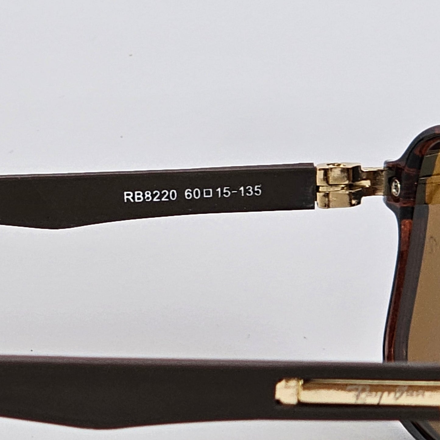 Wayfarer Double Bridge - 8220 - RB - Gold/Brown - Unisex