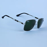 Skeleton Aviators - RB - 5728 - Silver/Green - Unisex