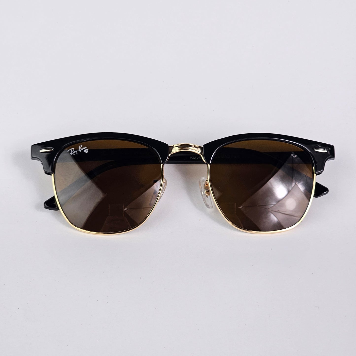 Classic Club Master (GLASS LENS) - RB - 3016 - Gold/Brown - Unisex