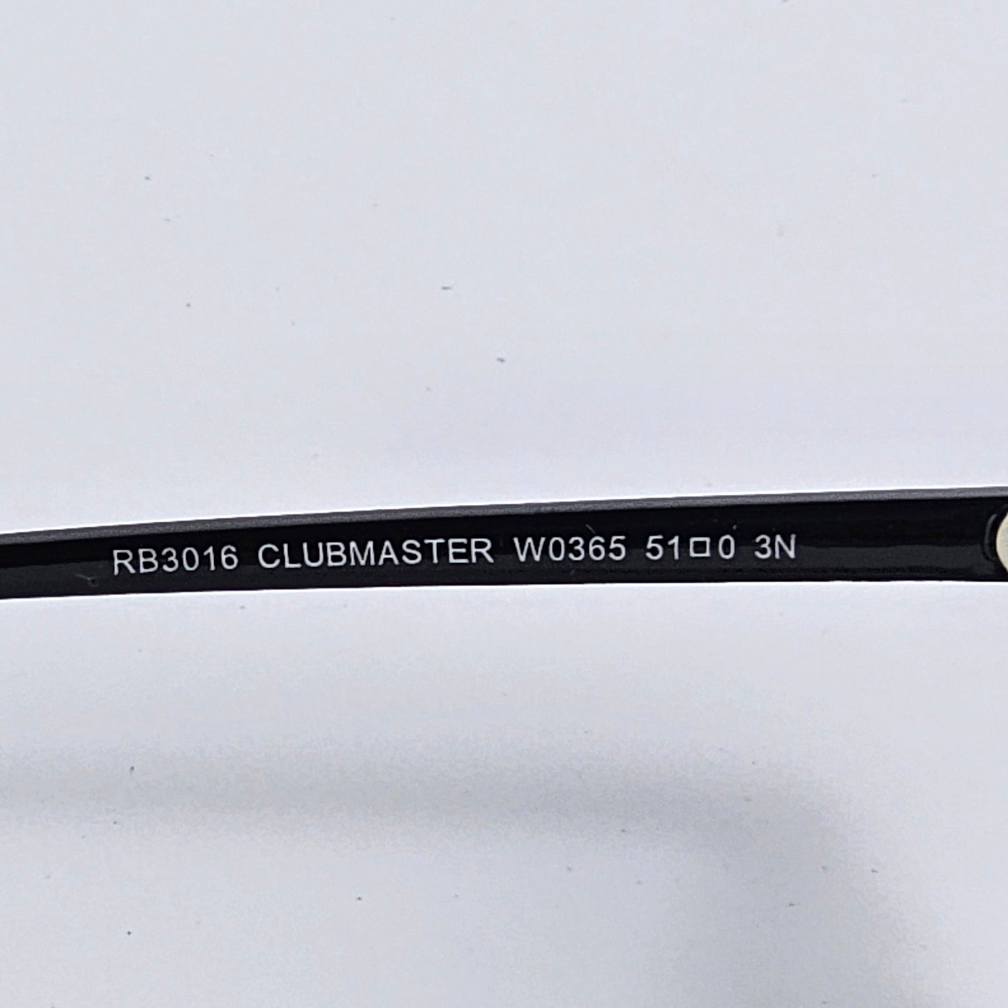Classic Club Master (GLASS LENS) - RB - 3016 - Black/Green - Unisex