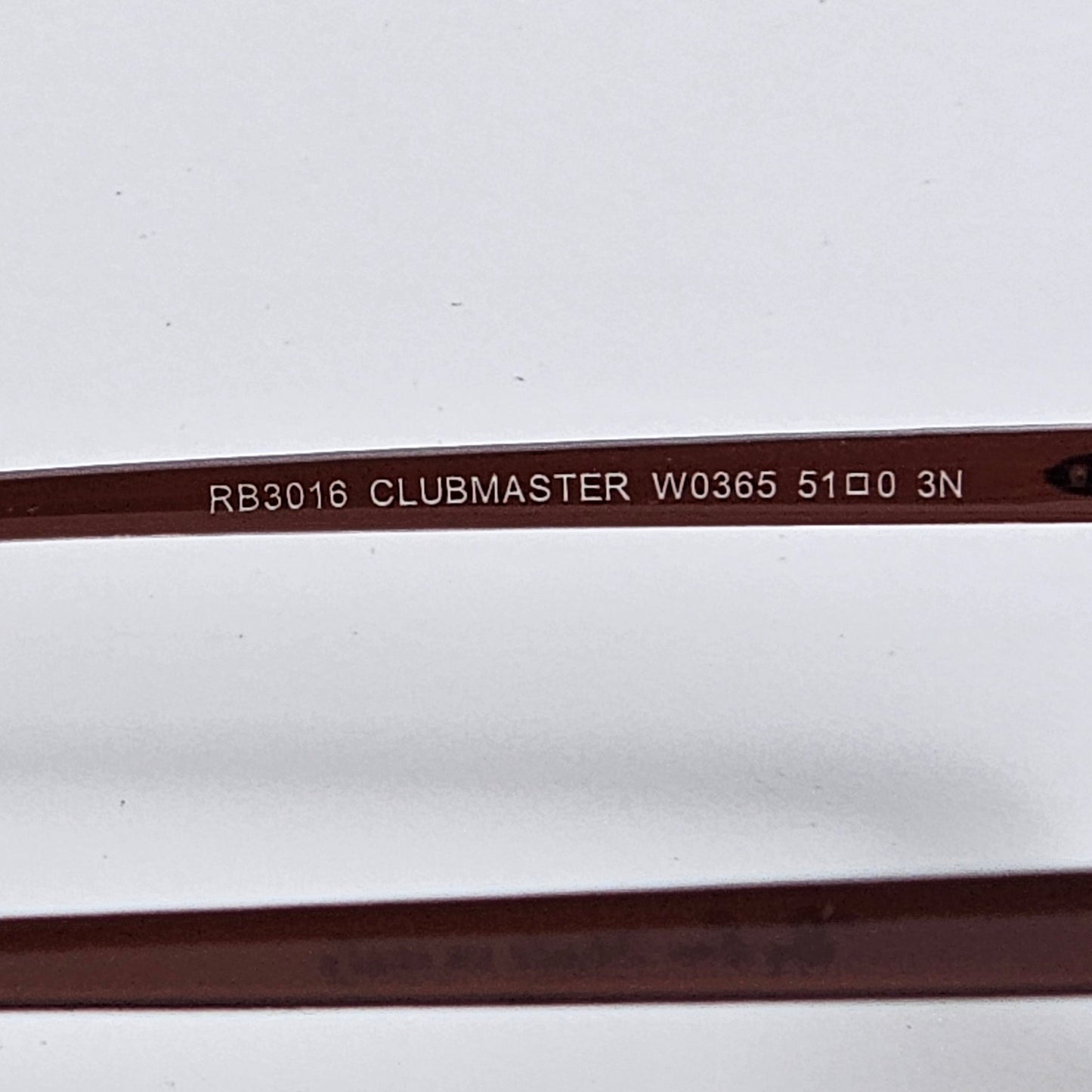 Classic Club Master (GLASS LENS) - RB - 3016 - Brown - Unisex