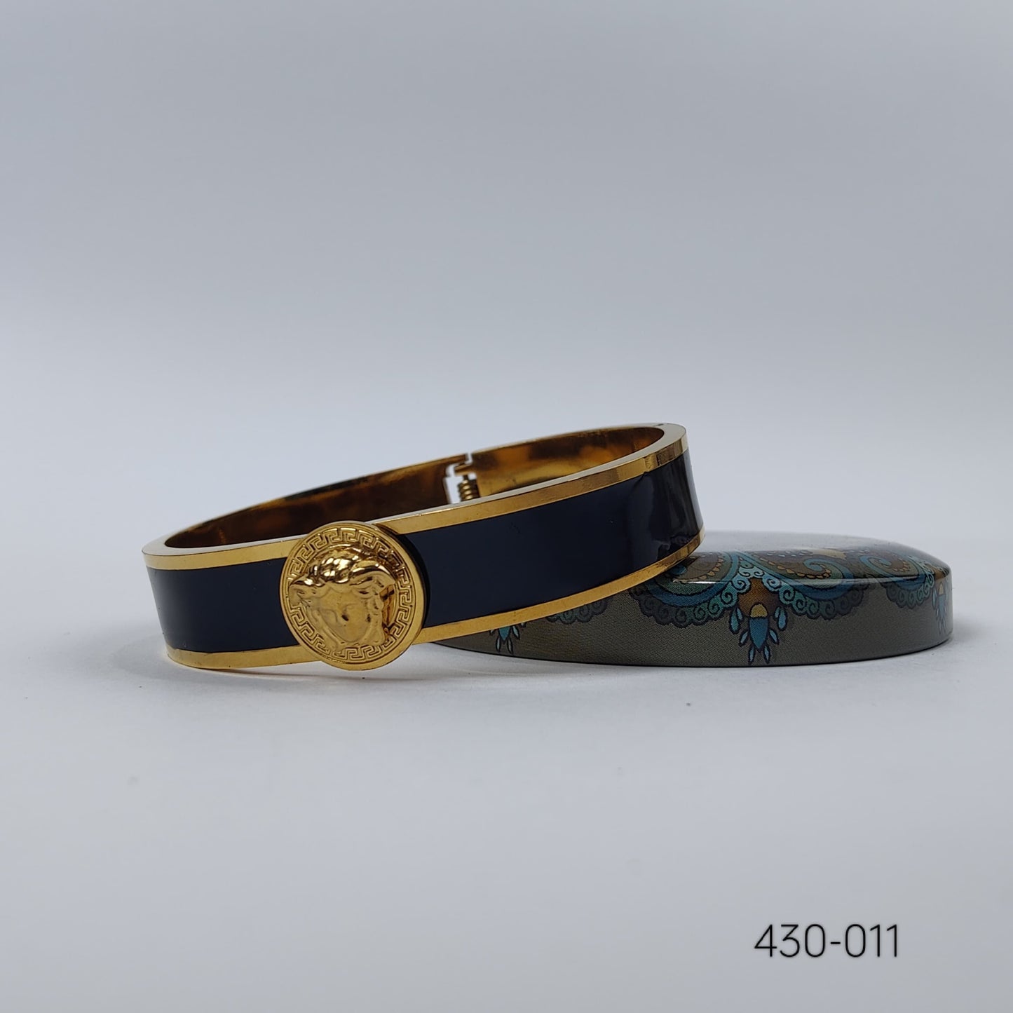 Midnight Emblem (Black) Cuff Bracelet - 430-011