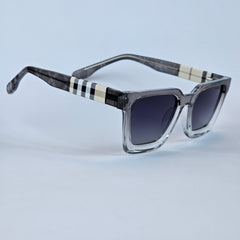Square - Burberry - 7717 - Acetate - Grey