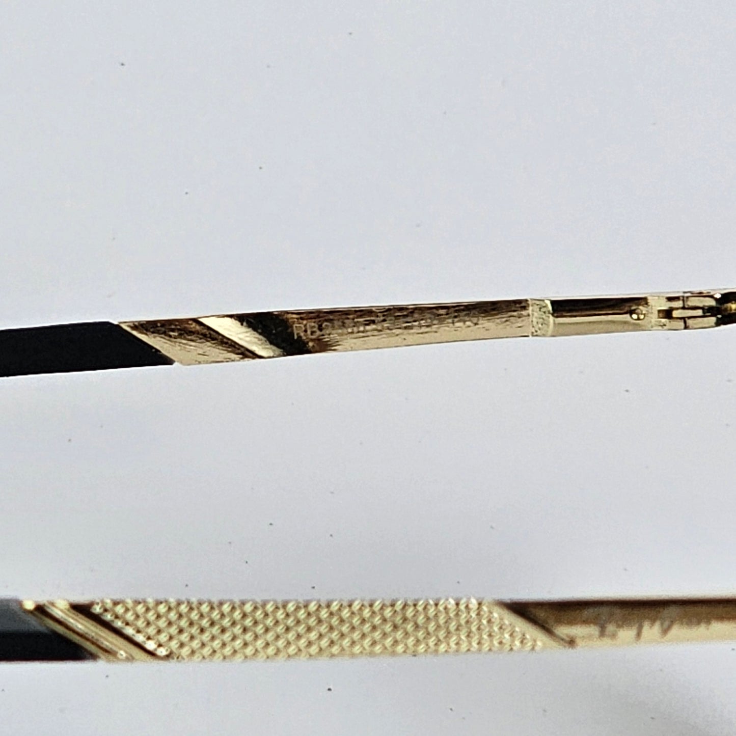 Metal Wayfarer Textured - RB - 3566 - Gold