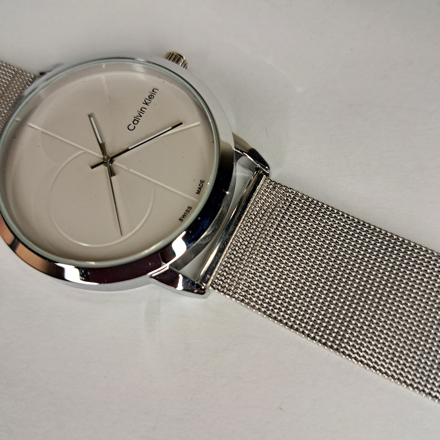 CK SW Chain - Silver - Silver Metal Strap