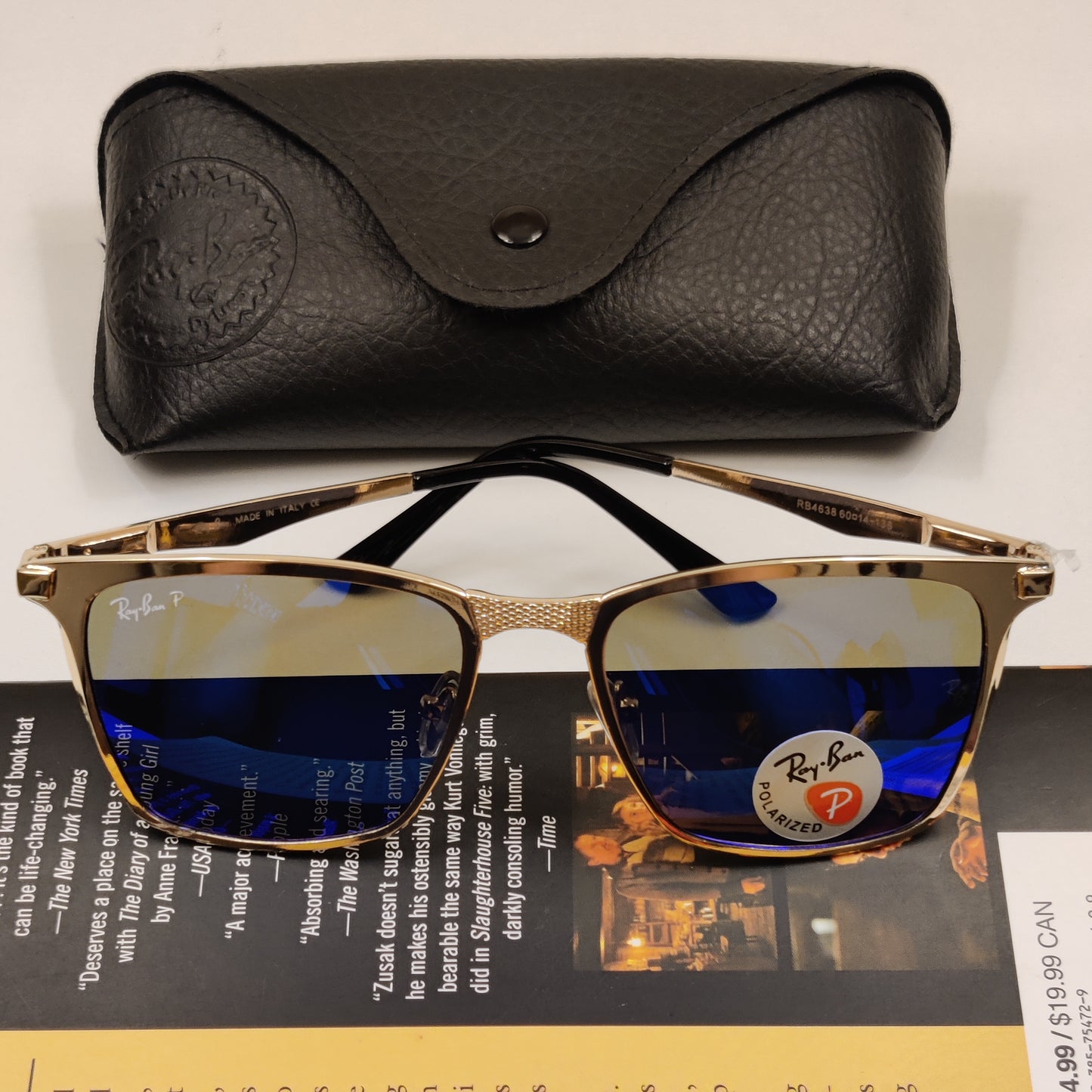 Squared - RB - 4638 - Polarized - Mercury Blue - Unisex