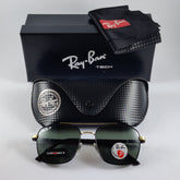 The Caaravan - CHROMAX Polarised - RB 3136 - Gold - Unisex